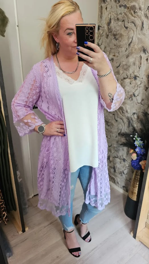kimono | lilac