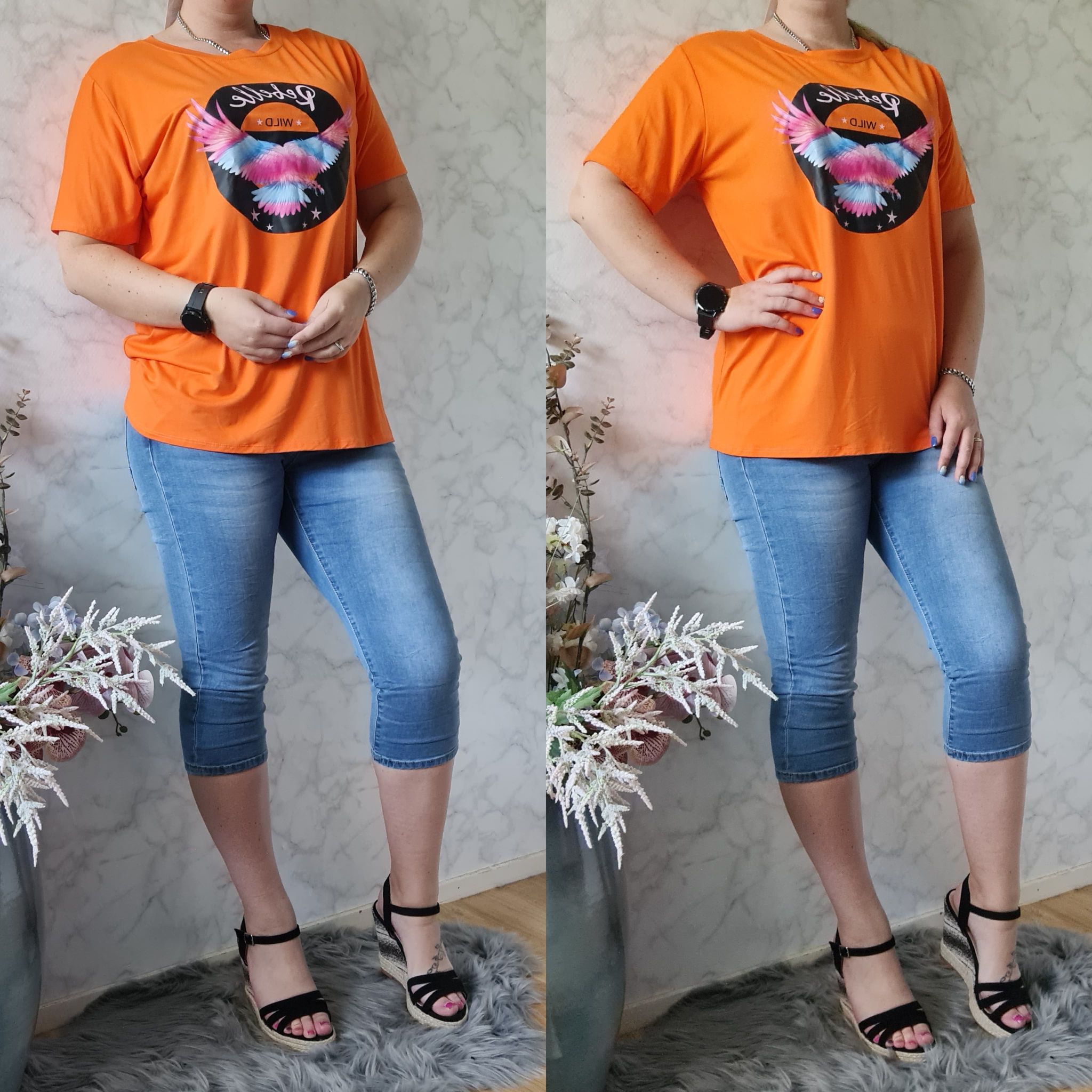 T-Shirt Rebellisch | Orange