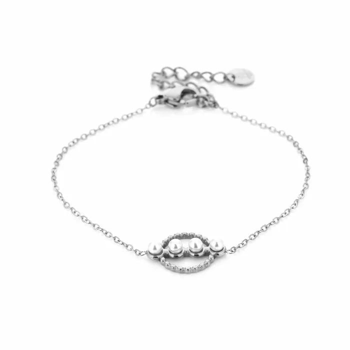 Bracelet pearl | silver
