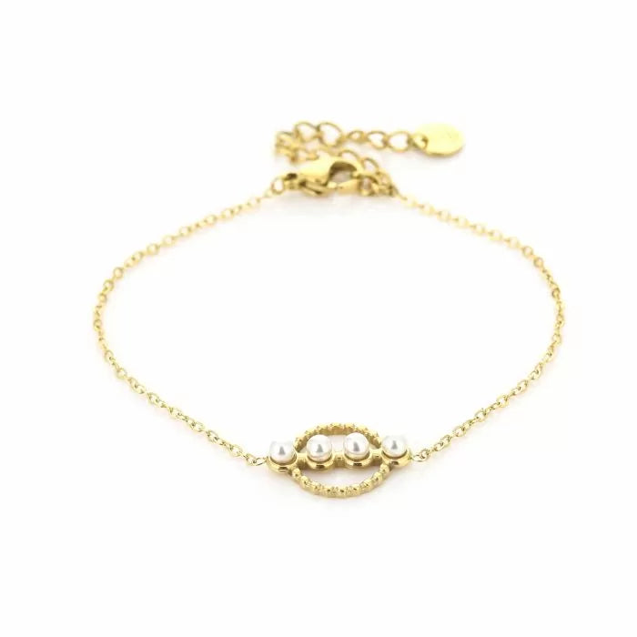 Bracelet pearl | gold
